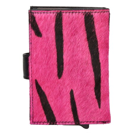 Hide & Stitches Kaarthouder - Portemonnee Pink Zebra