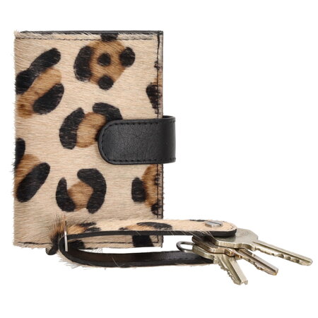 Hide & Stitches Kaarthouder - Portemonnee Leopard