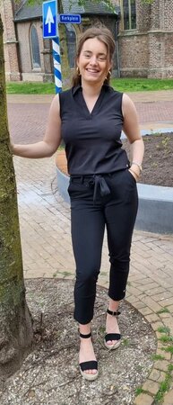 Lady Day Tokyo 7/8 black travel broek - black