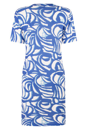 Zoso Quincy Splendour printed dress - ocean blue