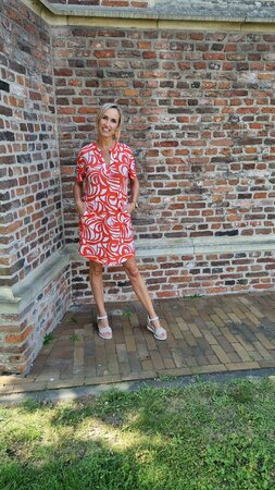 Zoso Quincy Splendour printed dress - orange