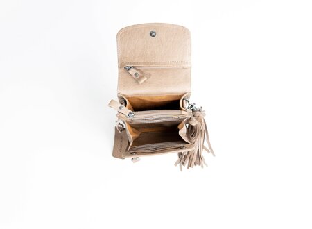 Bag2Bag - Dames schoudertas Yuka XXL - Grey/Taupe