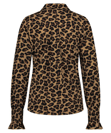 Lady Day blouse Becky Leopard print