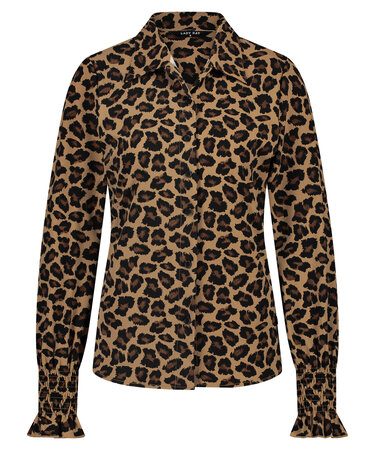 Lady Day blouse Becky Leopard print