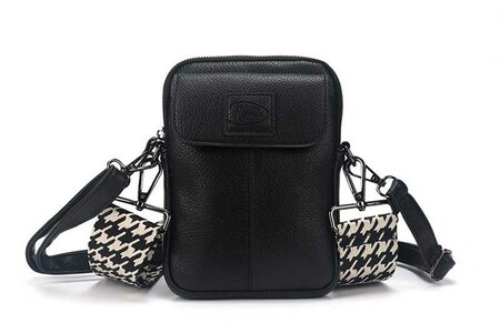Ook-Leuk telefoontasje Groet new black - zwart
