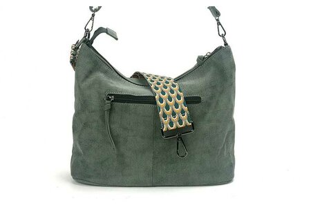 Ook-Leuk handtas / schoudertas Palma green - groen
