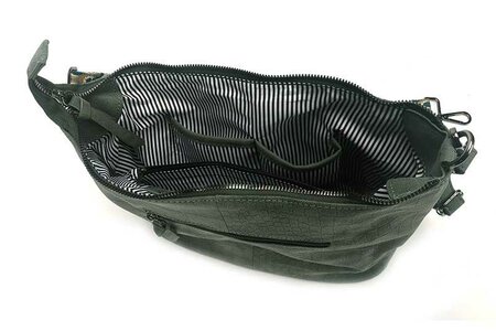 Ook-Leuk handtas / schoudertas Palma green - groen