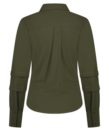 Lady Day blouse Brianna army