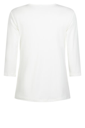Zoso 234 Lyan Luxury v neck shirt - off-white