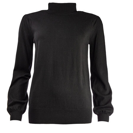 NED trui - Belna LS Brei Black 23W1-U106-31