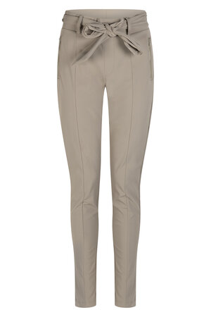 Zoso 234 Veronica Travel pant with zipper - taupe