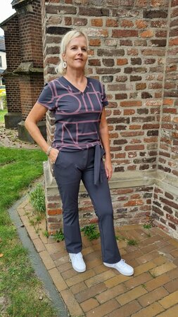 Daelin t-shirt - Grazia Graphic Stripes 12180037