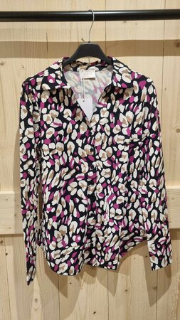 Daelin blouse Greta - Leopard 12180043