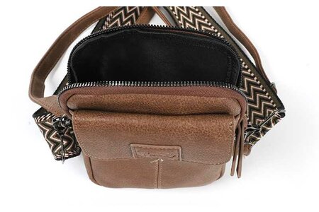 Ook-Leuk telefoontasje Groet new - dark camel