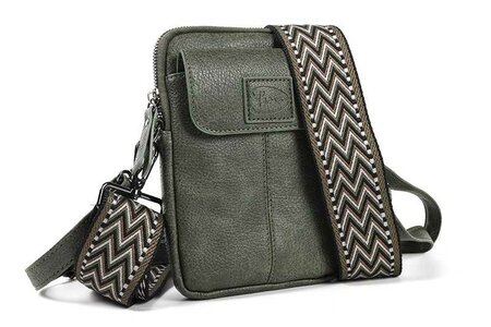 Ook-Leuk telefoontasje Groet new - dark green