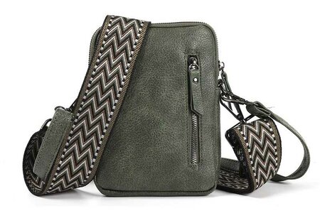 Ook-Leuk telefoontasje Groet new - dark green