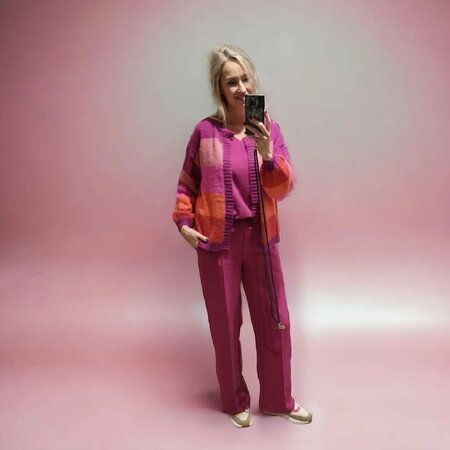 Vest roze oranje Azzurro One size