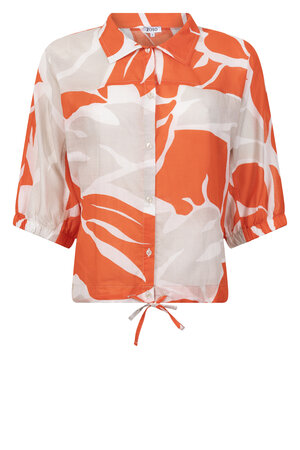 Zoso 253 Isabel blouse - Cobalt/Black