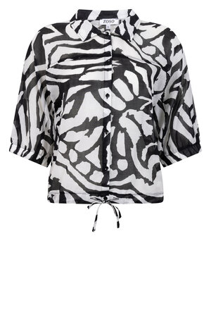 Zoso 253 Ciska blouse - black