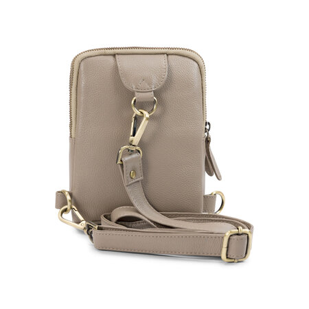 Bag2Bag crossbody tas Bodo - Taupe