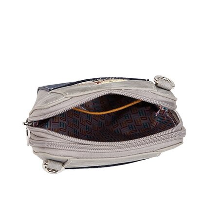 Hi-di-Hi little Paradise - schoudertas - crossbody - grey/navy blue