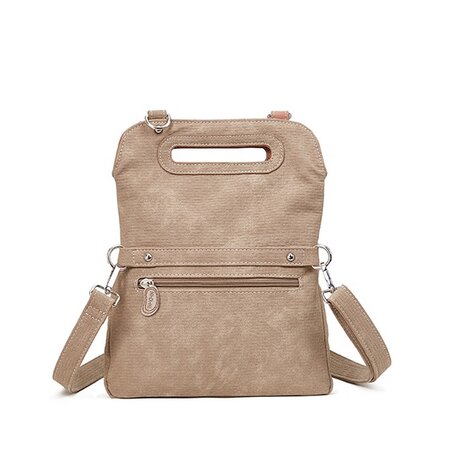Hi-di-Hi Kingfisher- hand/ schoudertas - pink/beige