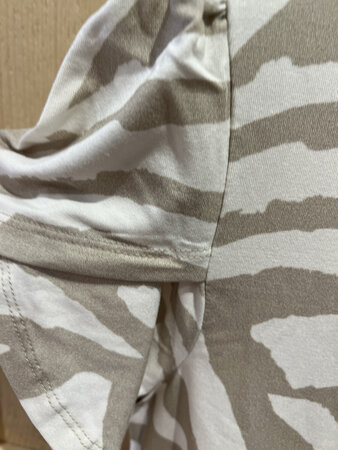 Zoso 253 Claudia shirt - Sand/White