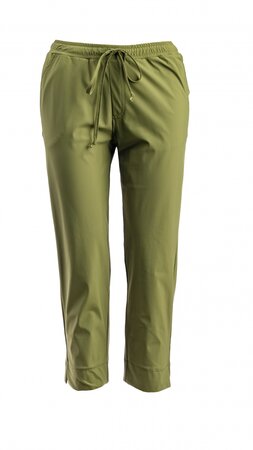 NED broek Cara Capri Traveler - Army ( 25S1-U100-27 )