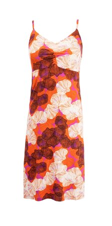 NED Jurk Nori-SL-Orange-Sea-Shell-Tricots ( 25S4-X1751-01 )