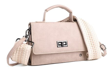 Ook-Leuk schoudertasje / telefoontasje Tokyo - Taupe