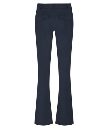 Lady Day Poppy bonded flared broek travel - Blue (L21.275.2725)