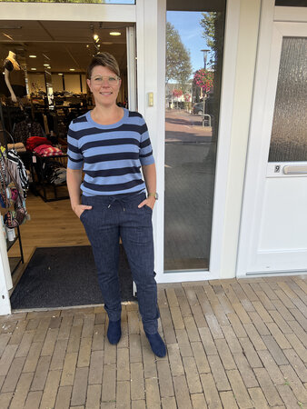 Zoso 254 Cloe Knitted Sweater - Blue-Navy