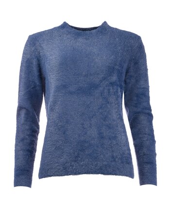 NED Fresa Medival Blue LS-RMJ Furry Knit (25W1-U172-05)