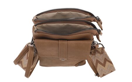 Ook-Leuk telefoontasje Tyler - light camel