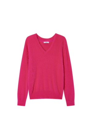 Vila Joy trui dark pink - Isadora L-12-X