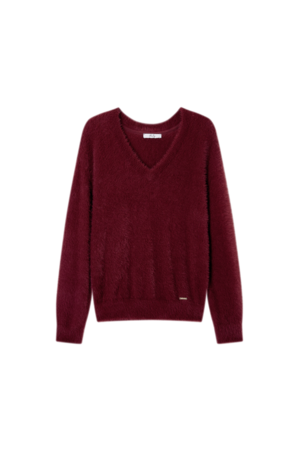 Vila Joy trui Bordeaux rood - Isadora L-12-X