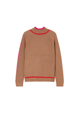 Vila Joy trui camel Marjolaine L-12-K
