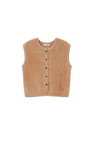 Vila Joy vest / gilet camel Isadora L-13-D