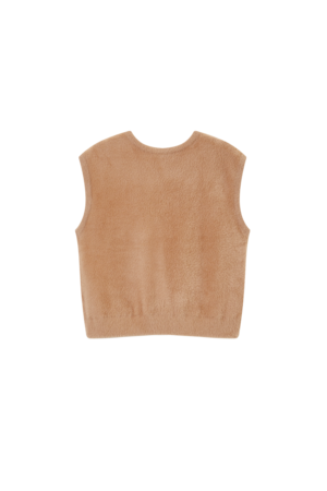 Vila Joy vest / gilet camel Isadora L-13-D