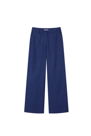 Vila Joy broek Isadora L-37-L middle blue