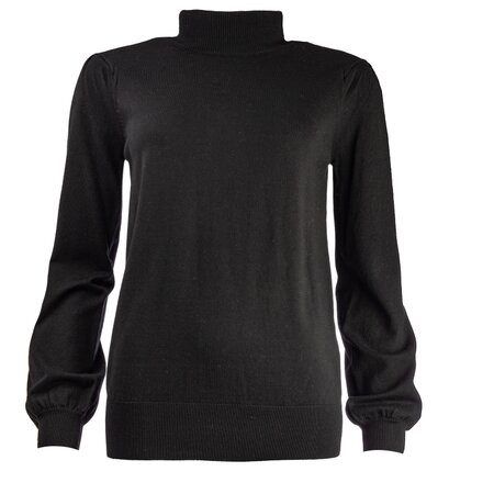 NED Trui - Keran Black LS-RMB Brei (25W1-U106-12)