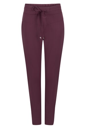 Zoso 255 Amber Travel Sporty Trouser - Bordeaux
