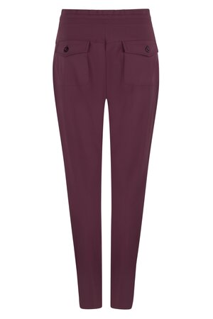 Zoso 255 Amber Travel Sporty Trouser - Bordeaux