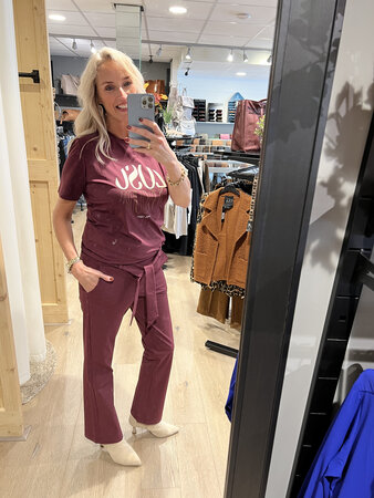 Zoso 255 Selma Travel Top - bordeaux