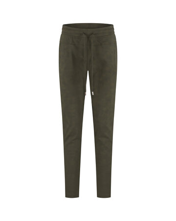 Lady Day Broek Phoebe Brushed Dark Olive L14.875.2945