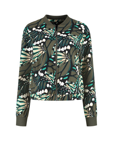 Lady Day jacket Raven Butterfly print L49.380.2915