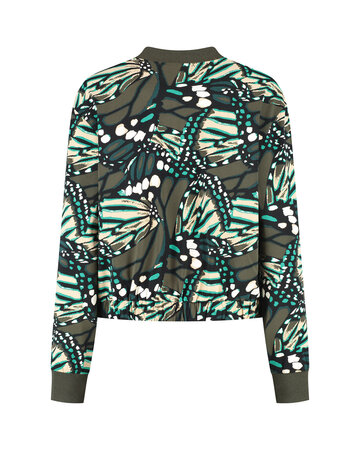 Lady Day jacket Raven Butterfly print L49.380.2915