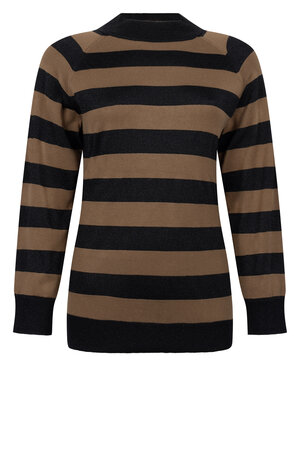 Zoso 255 Melanie sweater - black camel