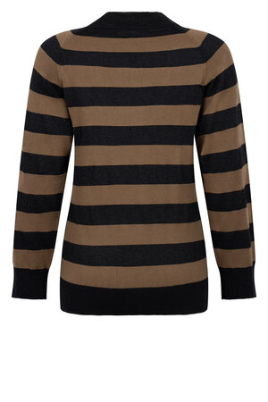 Zoso 255 Melanie sweater - black camel