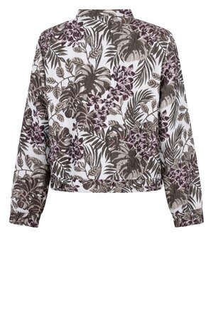 Zoso 255 Sandra Fancy Jacquard Jacket - offwhite-bordeaux
